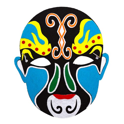 Opera and Peking Opera masks Children's Chinese style creative handmade DIY material package non-woven paste painting