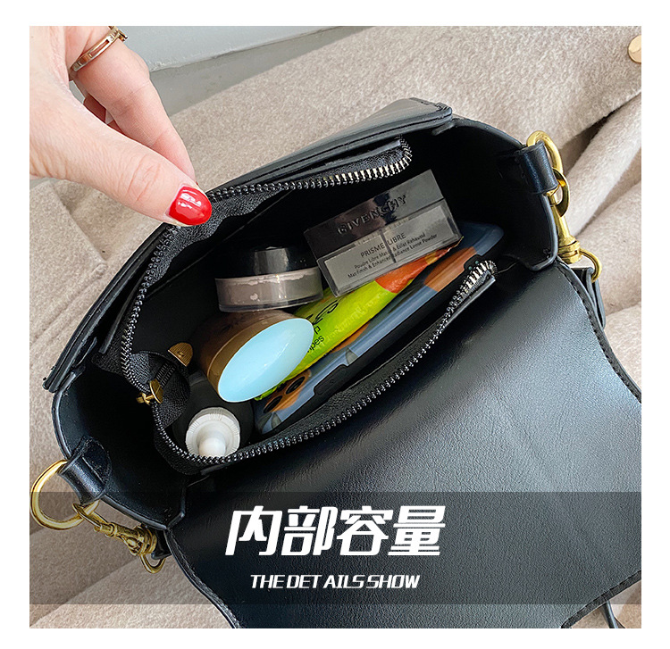 Simple Autumn And Winter New Fashion All-match Messenger Single Shoulder Small Square Bag display picture 2