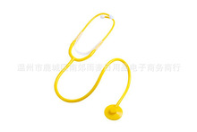 一次性塑料玩具教学DIY儿童仿真单面听诊器 出口美国材质