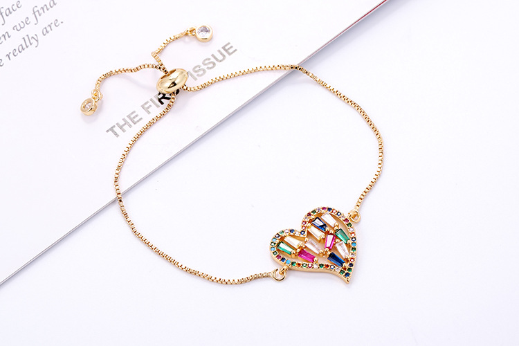 fashion personality seven-color rainbow bracelet