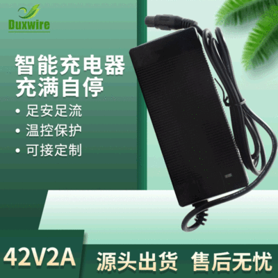36V42V2A Skateboards balance Scooter Three motorcycle Battery Electric Bicycle Charger 20ah