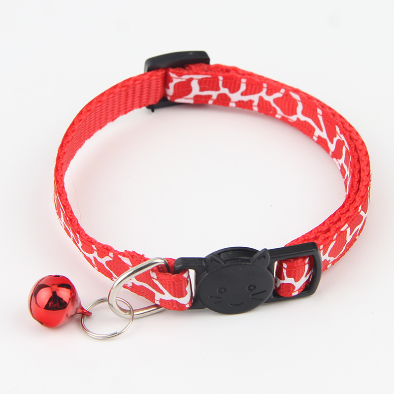 Nuevo collar de campana de mascota hebilla 1.0 collar de pegado mascota perro gato gran cantidad de stock gato