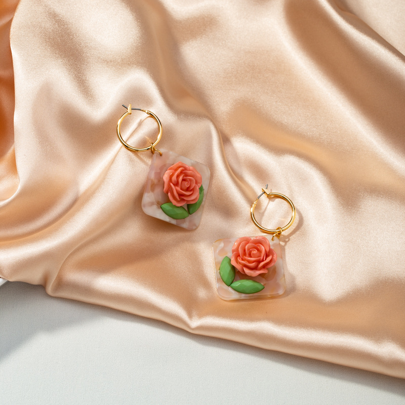 Fashion New Flower Drop Earrings display picture 3