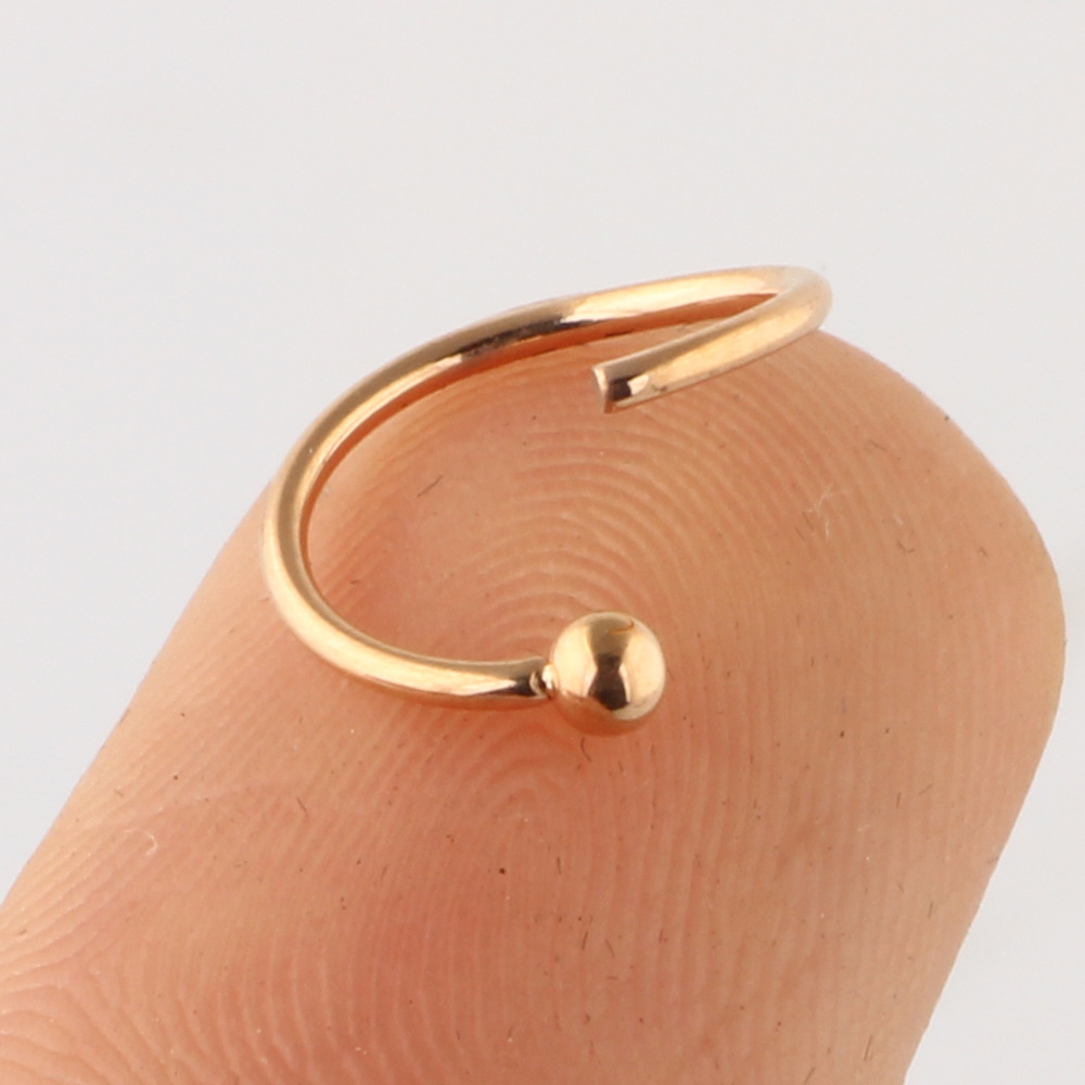 Ethnic Style Flower Stainless Steel Ear Studs 1 Piece