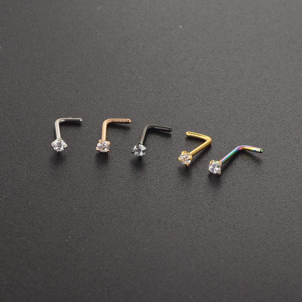 Labret piercing jewelry detail image