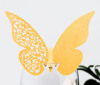 White colored paper with butterfly, wineglass, decorations on wall, cards, Amazon, 3D, wholesale
