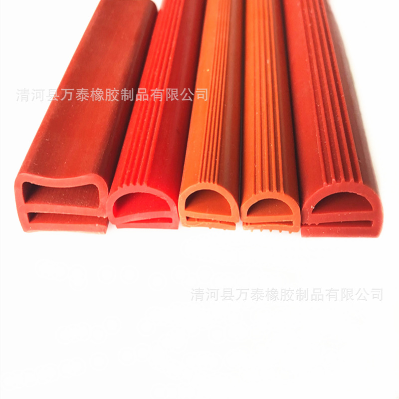 供应硅胶条  耐高温e型蒸柜门密封条  硅胶密封条