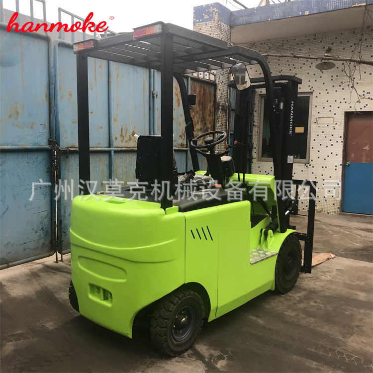厂家直销Hanmoke3吨平衡重电动叉车高配置座驾式蓄电池叉车现货