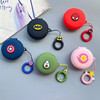 Protective case, wireless silica gel cartoon headphones, bluetooth, fall protection