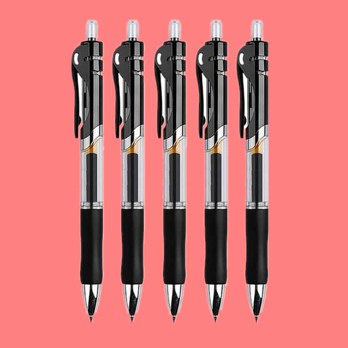 Business office K35 push pen signature black gel pen stationery store best selling pen student black water pen factory wholesale
