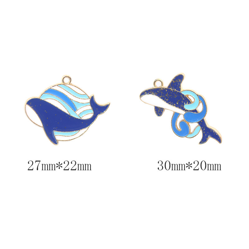 20g Weight 10 PCS/Package Alloy Color Block Pendant