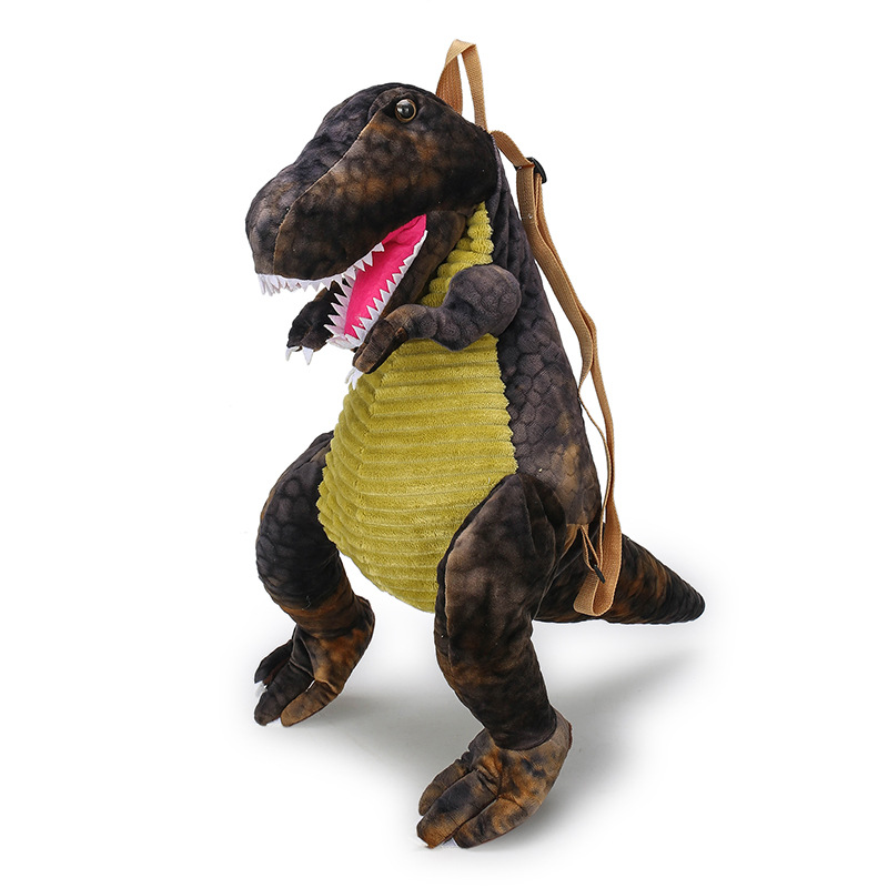 2020 nuevo estilo coreano ins bolso de los niños Super lindo dinosaurio mejorado felpa ligero fabricante