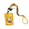 Cute card holder for elementary school students, work strap, travel card case, custom made