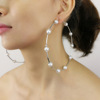 Trend fashionable earrings from pearl, European style