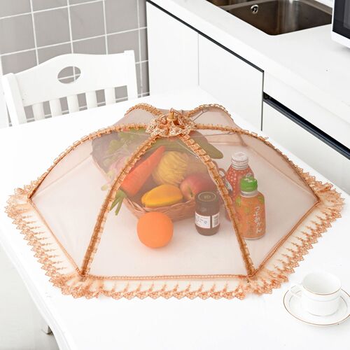 Foldable Tablecloth Insect-Proof Food Cover Rectangular Food Cover Household Food Cover Tablecloth Leftover Food Cover Dish Umbrella