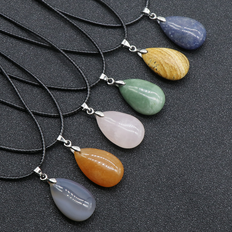agate pendant jade drop-shaped