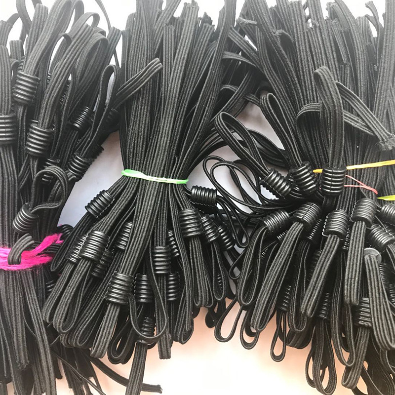 弹力口罩绳松紧口罩耳带4MM走马松紧带带调节扣 加工定制