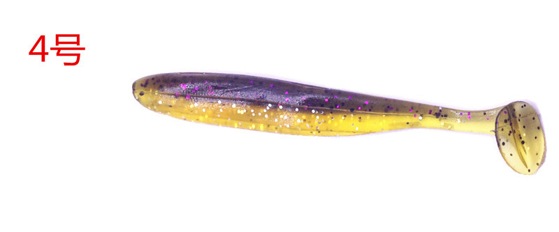 Small Paddle Tail Fishing lures soft baits Fresh Water Bass Swimbait Tackle Gear