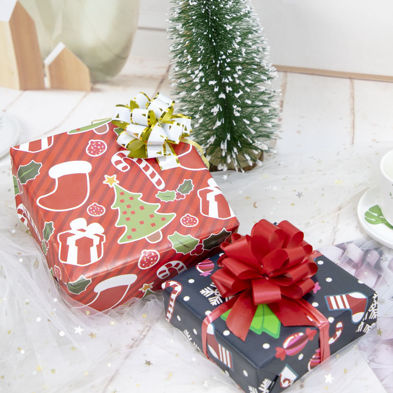 Navidad Regalo de Cumpleaños Flor de mariposa flor tirada a mano caja de regalo cinta flor boda flor decorativa muñeca bolsa corbata flor dibujo