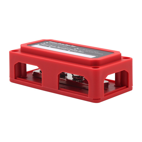 New red shell busbar box M8 specifications 300A high current 48V RV busbar BUSBAR
