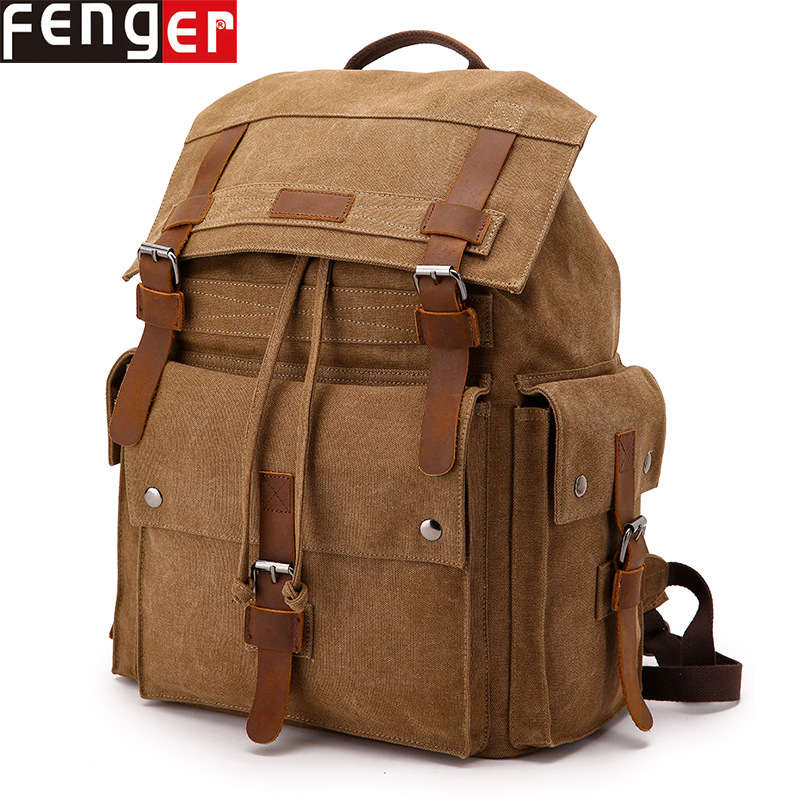 Men's large-capacity travel backpack can...