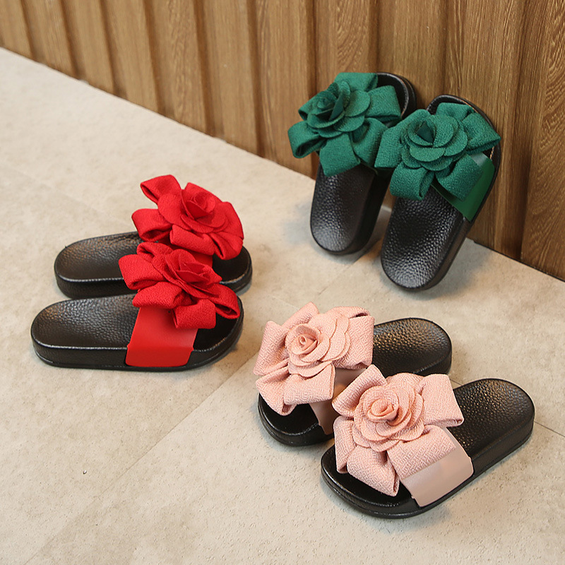 New summer children's slippers, flowers,...