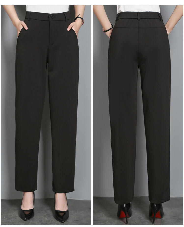 Suit pants Nine points summer black Western-style trousers Easy trousers Paige Show thin Straight Cigarette pants Thin section