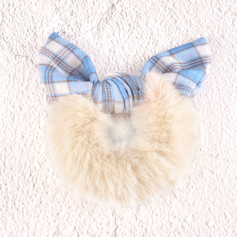 Plush Rabbit Ears Hair Ring display picture 3