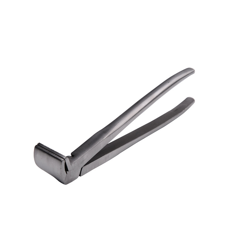 Acero inoxidable alicates de marco superior alicates de cuero alicates de cabeza recta alicates de bolso de la cartera alicates de bolsa de plata