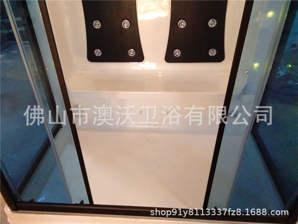 Sala de vapor de doble persona con lavabo inferior acrílico 1600*1000mm toda la sala de ducha interior hogar