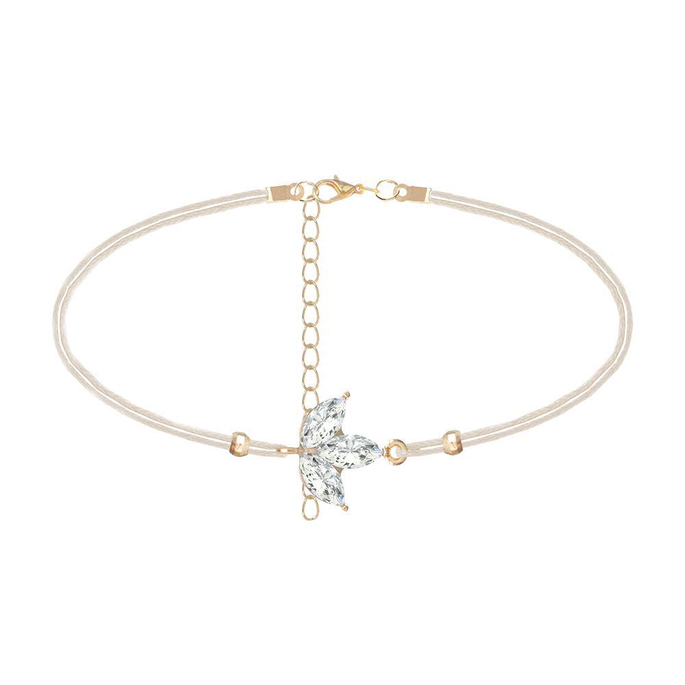 2 STUKS Nieuwe roze patroon kwastje kralen Koreaanse versie schildpad strass 6-delige set armband_voghion.com