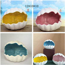 仓鼠贝壳陶瓷窝 宠物用品 夏凉陶瓷窝 贝壳烟灰缸 地中海创意家居