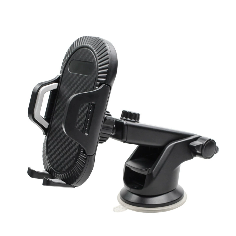Универсальный автомобильный держатель для телефона из углеродного волокна на приборную панель, с телескопической регулировкой, на присоске 360°, для навигации