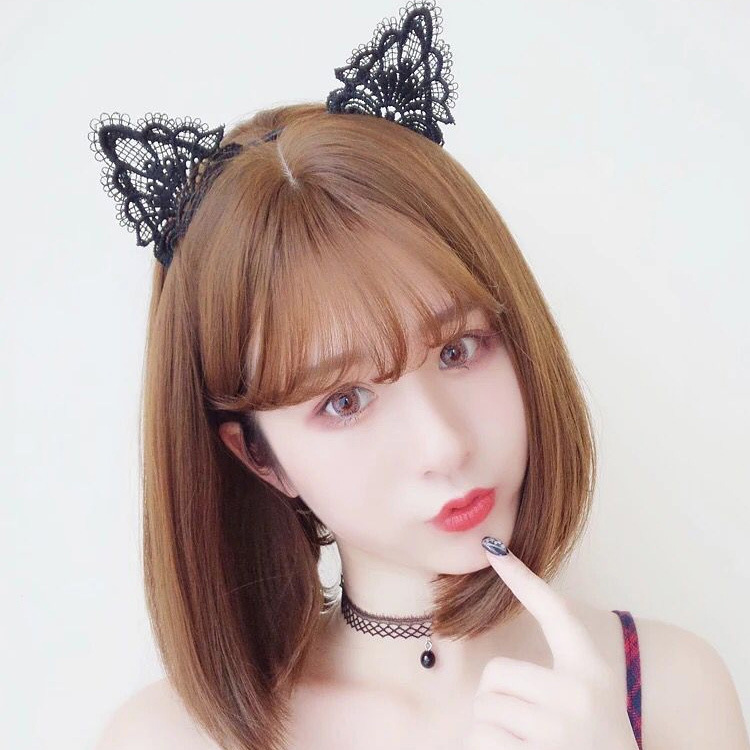 Retro Cat Ears Lace Handmade Hair Band 1 Piece display picture 13