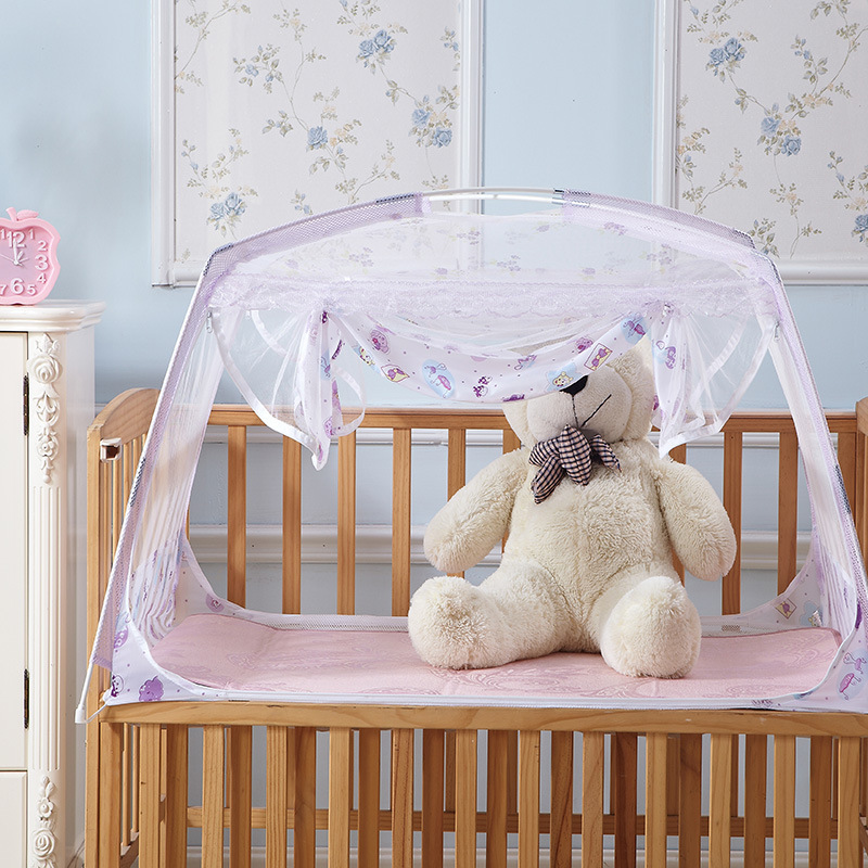 Cross-border Foldable Yurt Baby Mosquito Net Anti-mosquito Cloth Encrypted Baby Mosquito Net Children's Net Wholesale