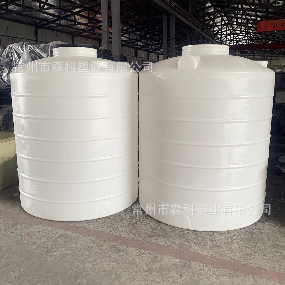 2吨水箱储罐 塑胶水塔 2立方PE储水罐 绿化浇灌塑料水桶