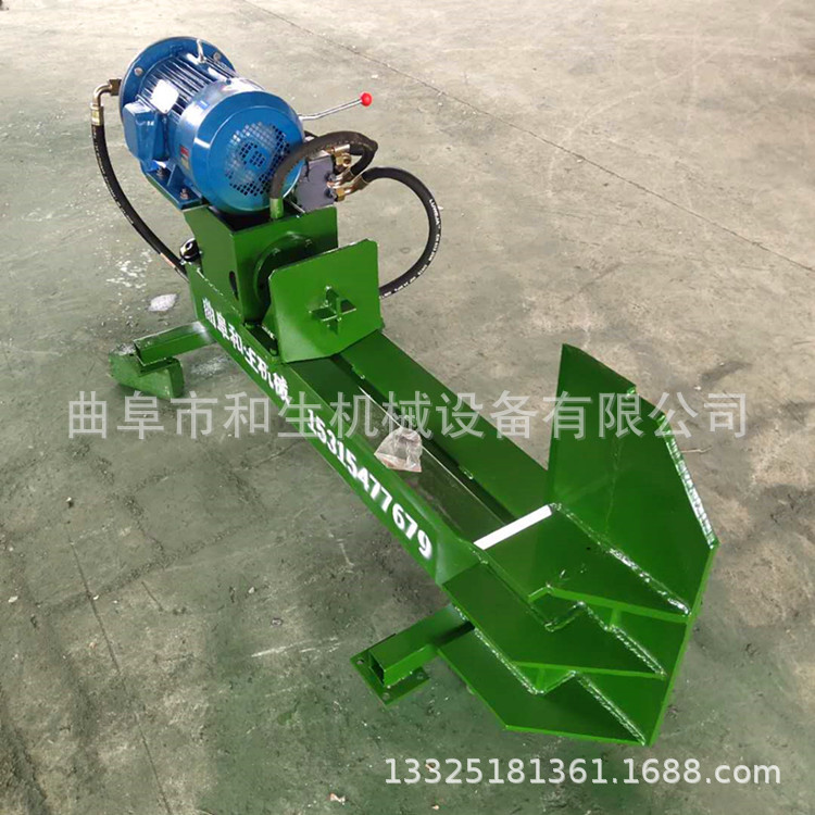 多瓣掰液压劈木机厂家直销220伏电动劈柴机卧式液压树疙瘩破柴器