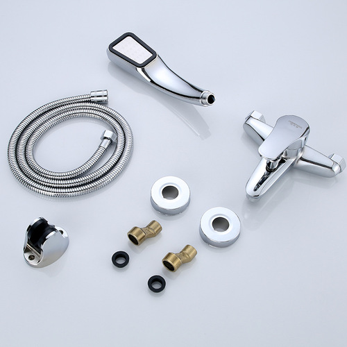 Factory wholesale in-wall type copper Celio three-in-one concealed mixing valve bathtub cold and hot bathroom shower head faucet