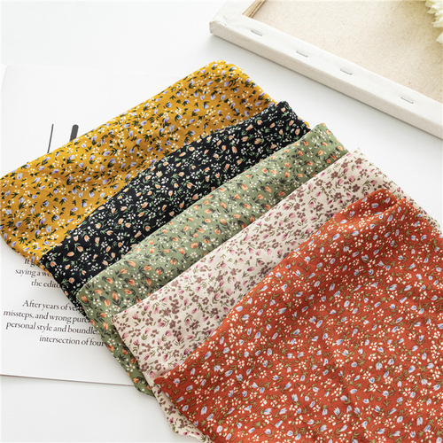 Cross-border spring style women's versatile triangle scarf elastic headband European and American floral scarf headband three-state headband