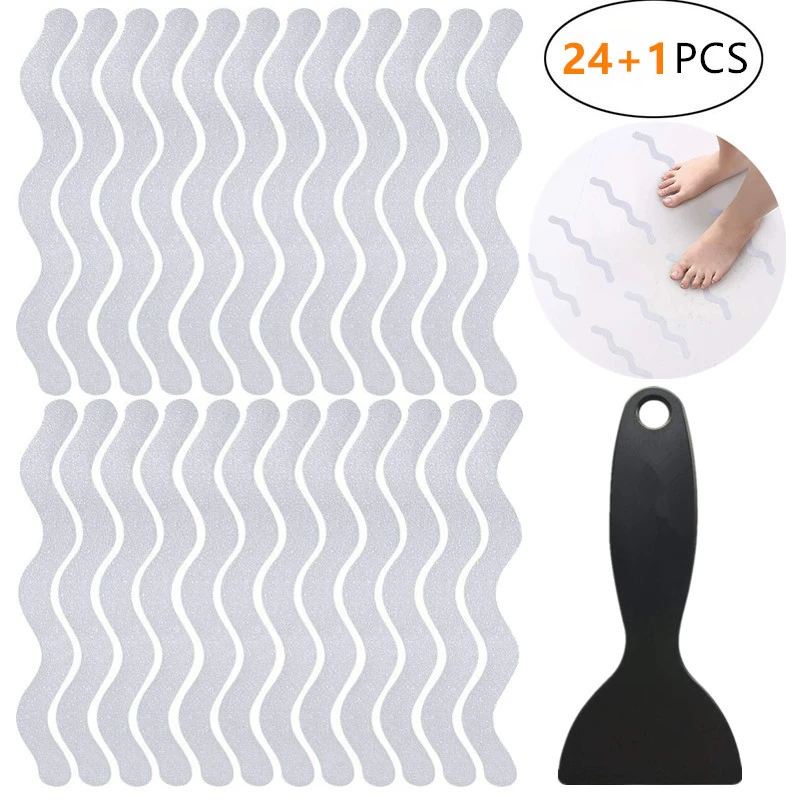 Волнистый Противоскользящий костюм для ванной, 25 предметов