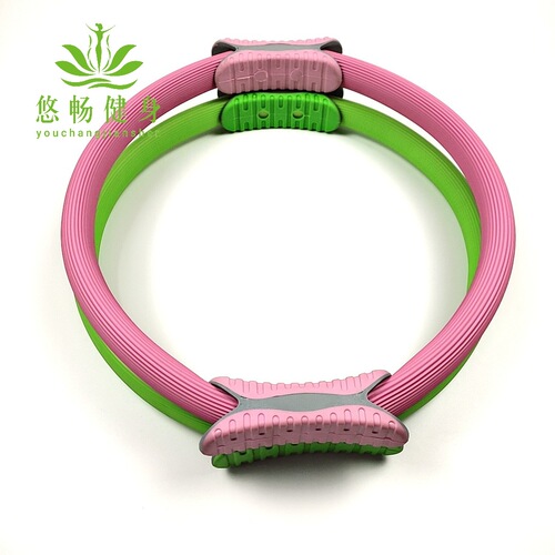 Upgraded Pilates circle, shoulder-opening and back-beautifying magic circle, circular resistance circle, home fitness and tension yoga ring