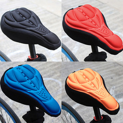 New mountain and road bike colored 3D fixed seat pad, bicycle riding equipment accessories