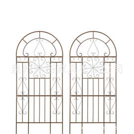 铁艺爬藤植物花架防锈花园网架 欧式铁艺园艺支架 爬藤