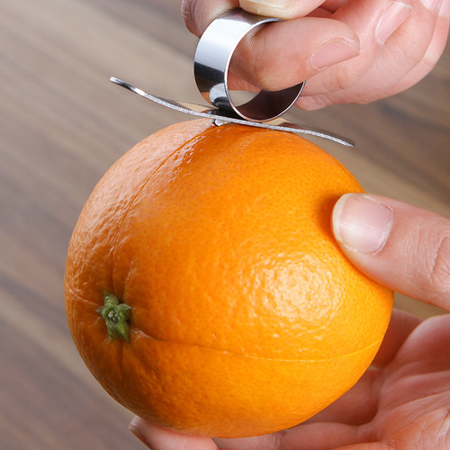 Stainless steel orange peeler creative orange peeler orange grapefruit peeler portable orange opener kitchen gadget