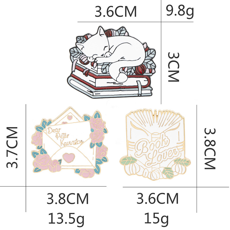 9g Weight Brooches Classification Cartoon Style Pin Animal Alloy Enamel Unisex Brooches