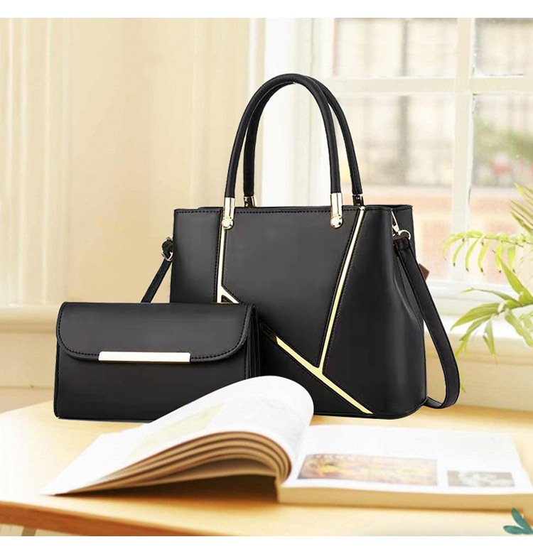 Women's Large All Seasons Pu Leather Fashion Bag Sets display picture 3