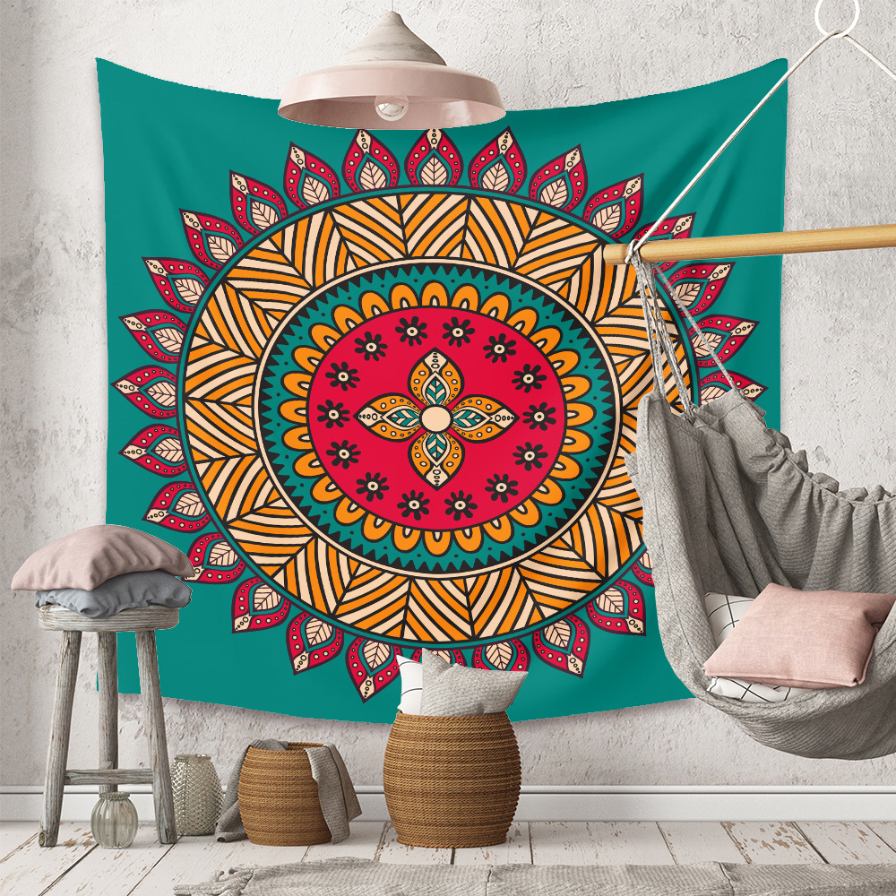 Nouveau Mandala Tapisserie Boho Maison Chambre Décoration Tenture Murale Tissu Fond Tissu display picture 25