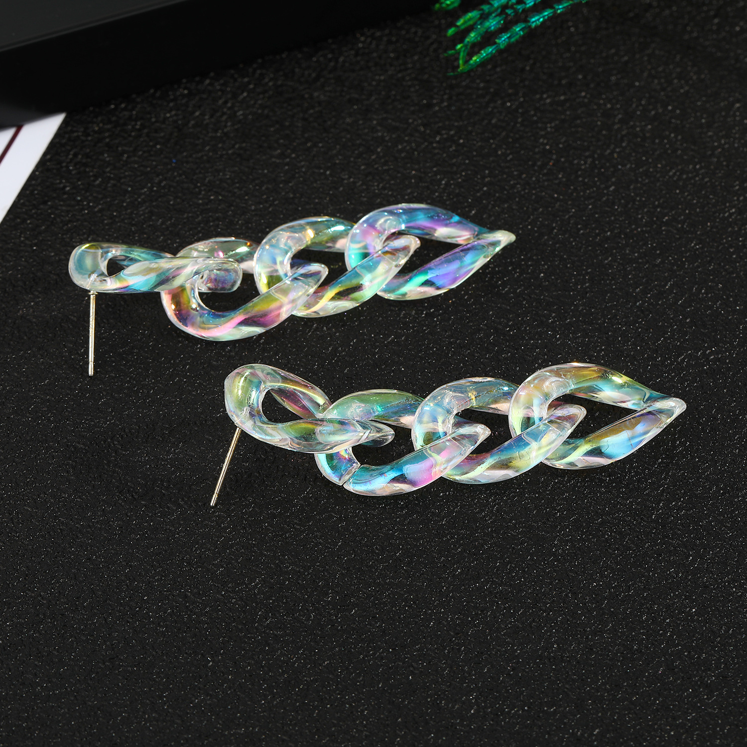 Boucles D'oreilles En Acrylique Transparent display picture 4