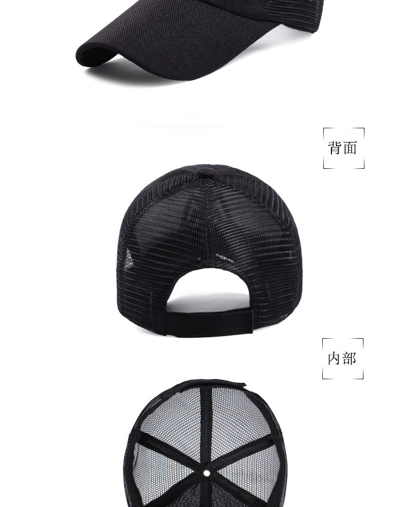 Men And Women Couple Summer Sun Hat Outdoor Fashion Mesh Baseball Cap Breathable Sun Hat Travel Fishing Cap display picture 16