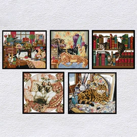 布艺绣品;十字绣;钻石画、皮画
